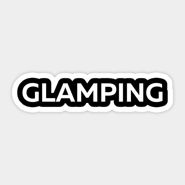 Glamping Sticker by ProjectX23Red